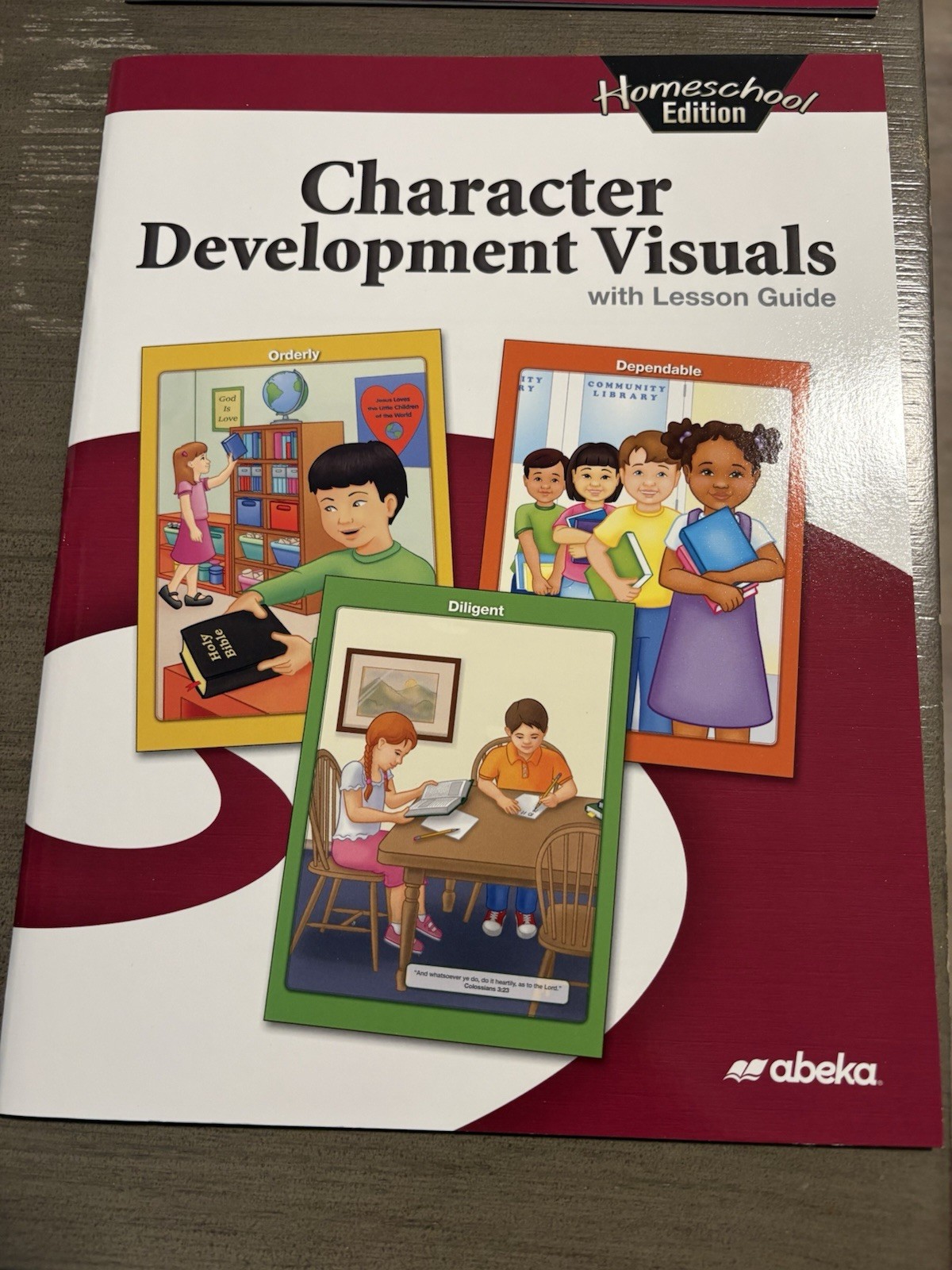 Abeka Homeschool Character Development Visuals K5 Kindergarten