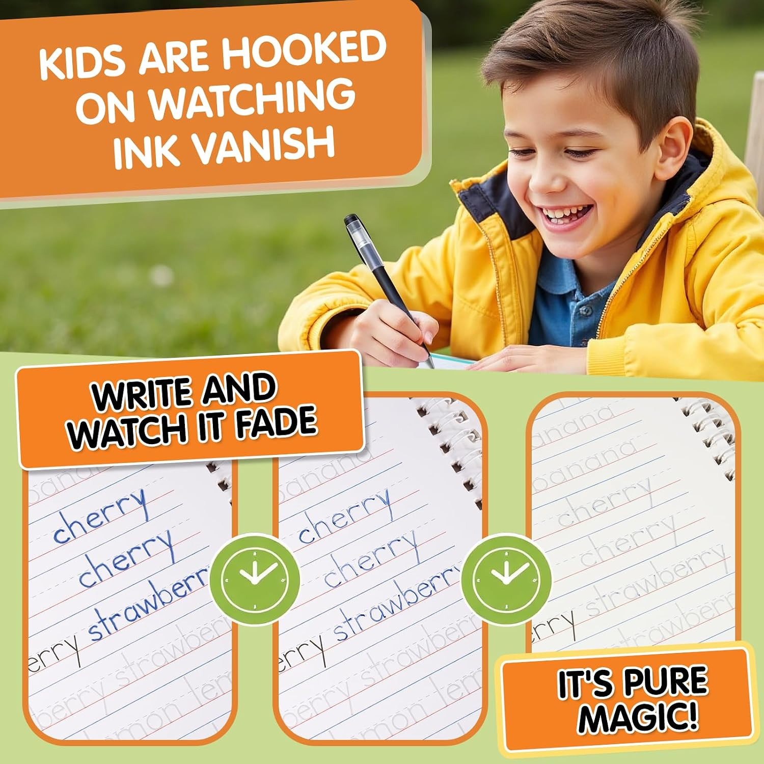 Magic Grooved Writing Practice, Tiny Thinkers Reusable Indented Handwriting