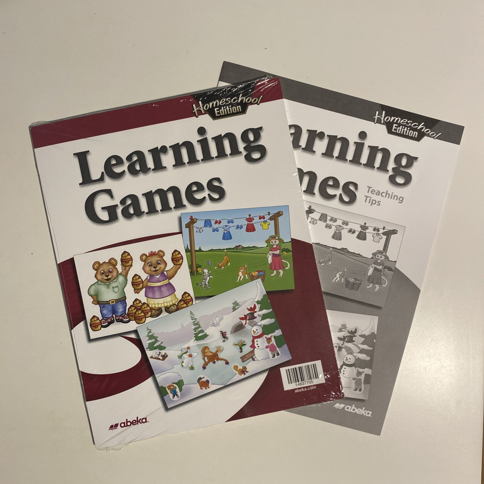 Abeka Learning Games, Homeschool Edition, Clean Pages,