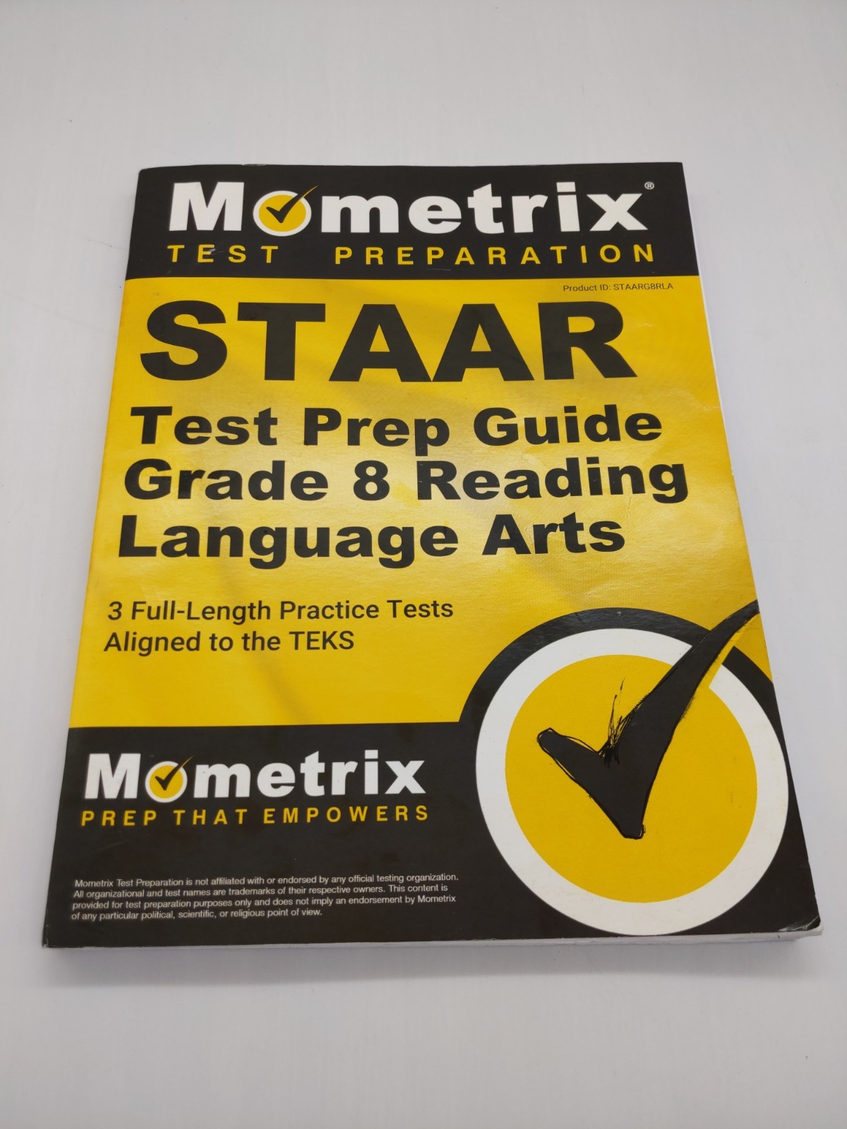 STAAR Test Prep Guide Grade 8 Reading Language Arts