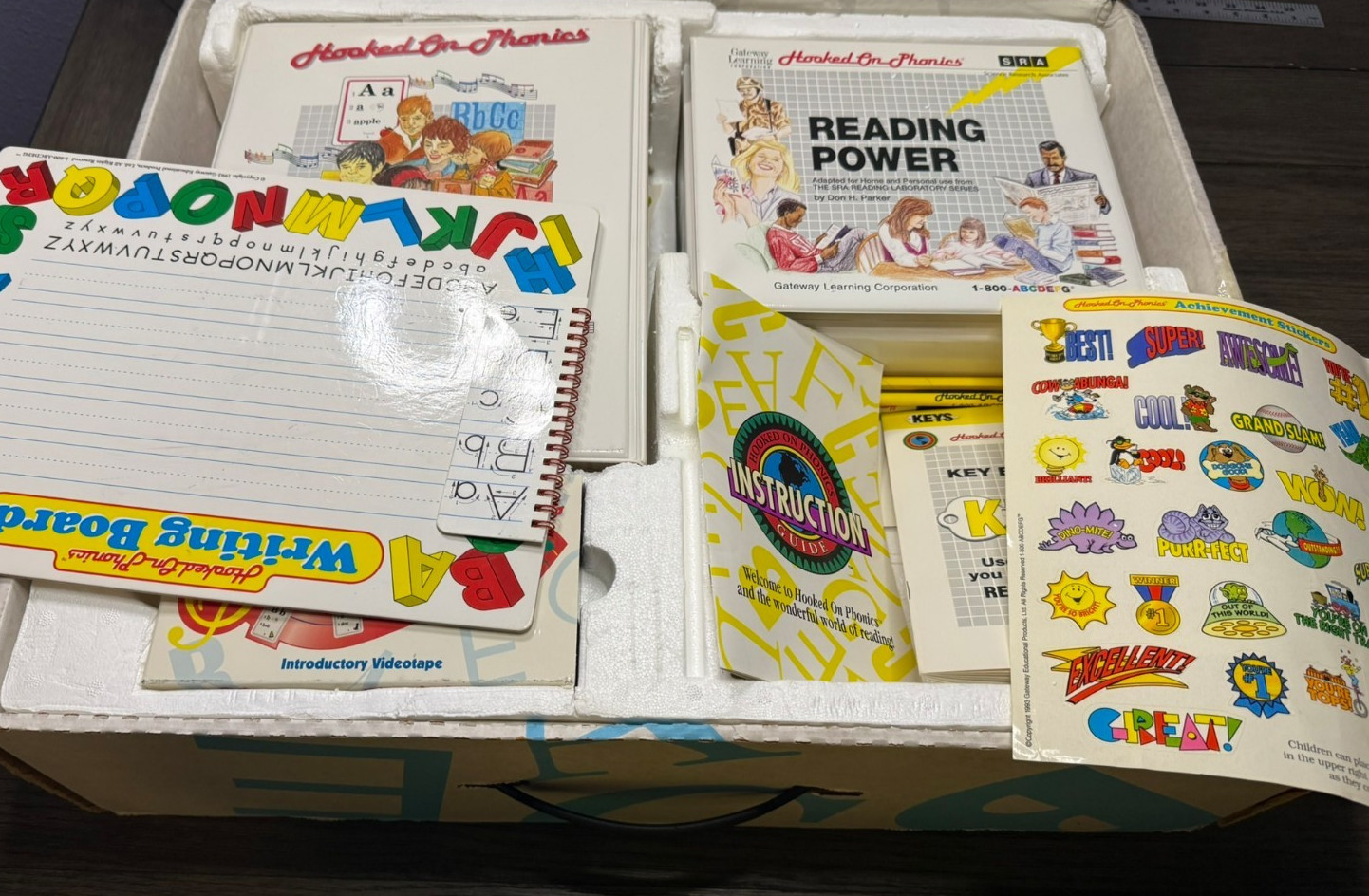 HOOKED ON PHONICS plus Your Reading Power SRA Huge Set Homeschool 1992