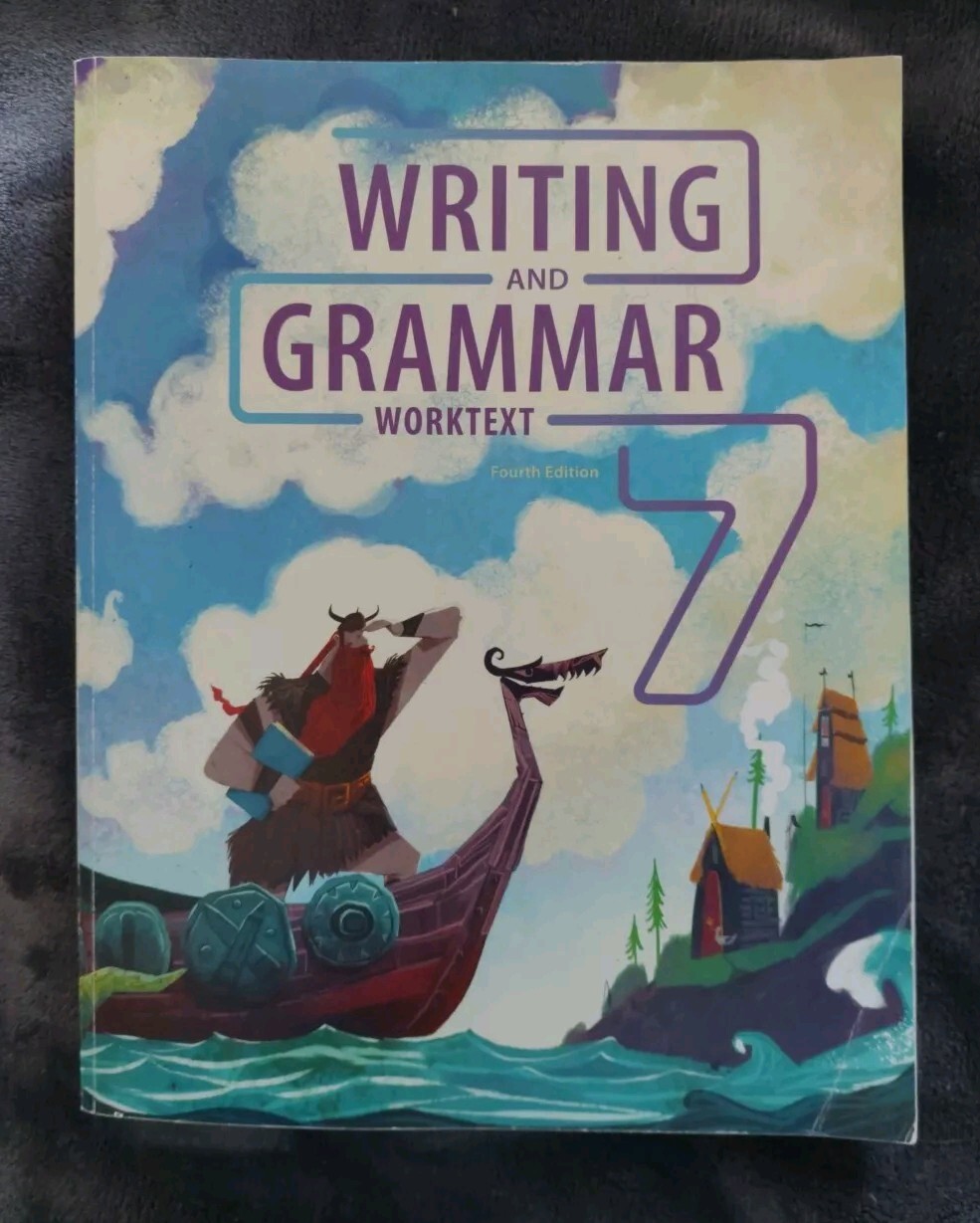 BJU Press Writing & Grammar 7 Student Worktext 4th edition 518514