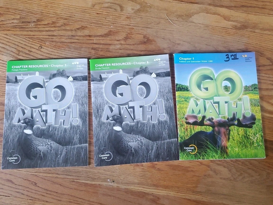 Go Math! Grade Student Edition Set 2015 58 booklets bundle With Teacher Edition