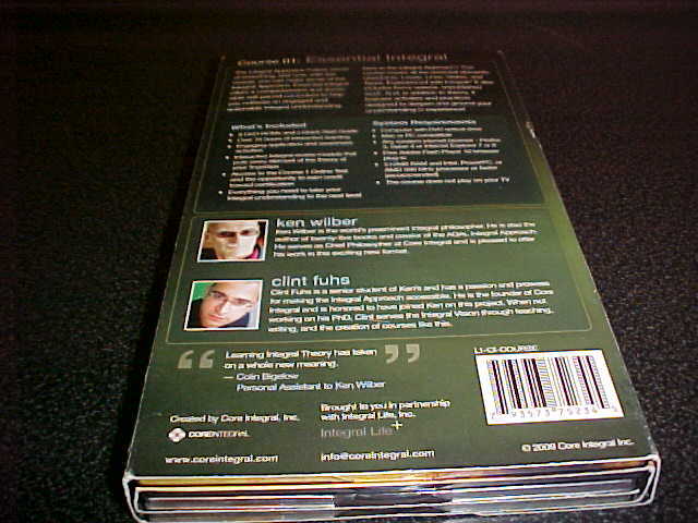 Dvd Rom set The Integral Approach Course #1 Essential Integral Ken Wilber