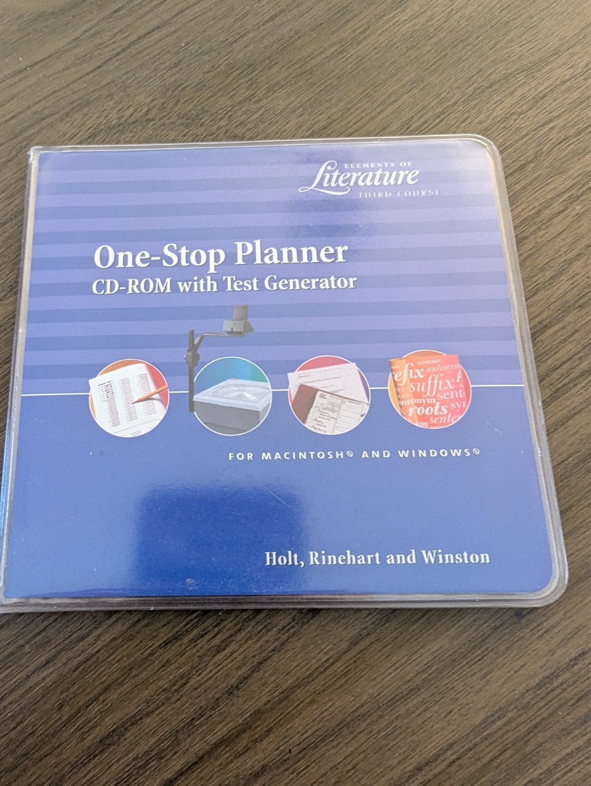 HOLT ELEMENTS OF LITERATURE: Third Course ONE-STOP PLANNER CD-ROM 2004