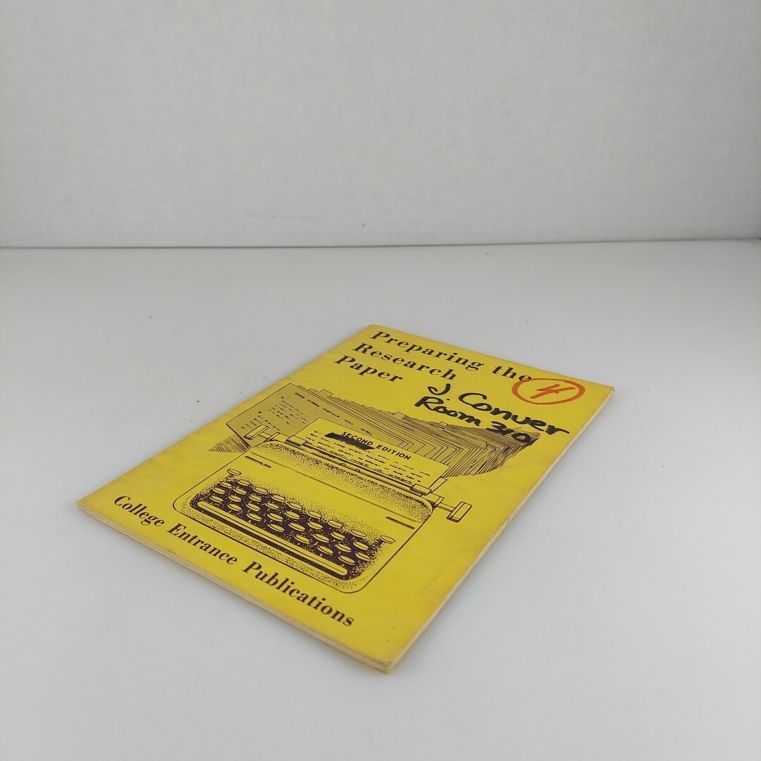 Preparing the Research Paper Second Edition College Entrance Publications 1957