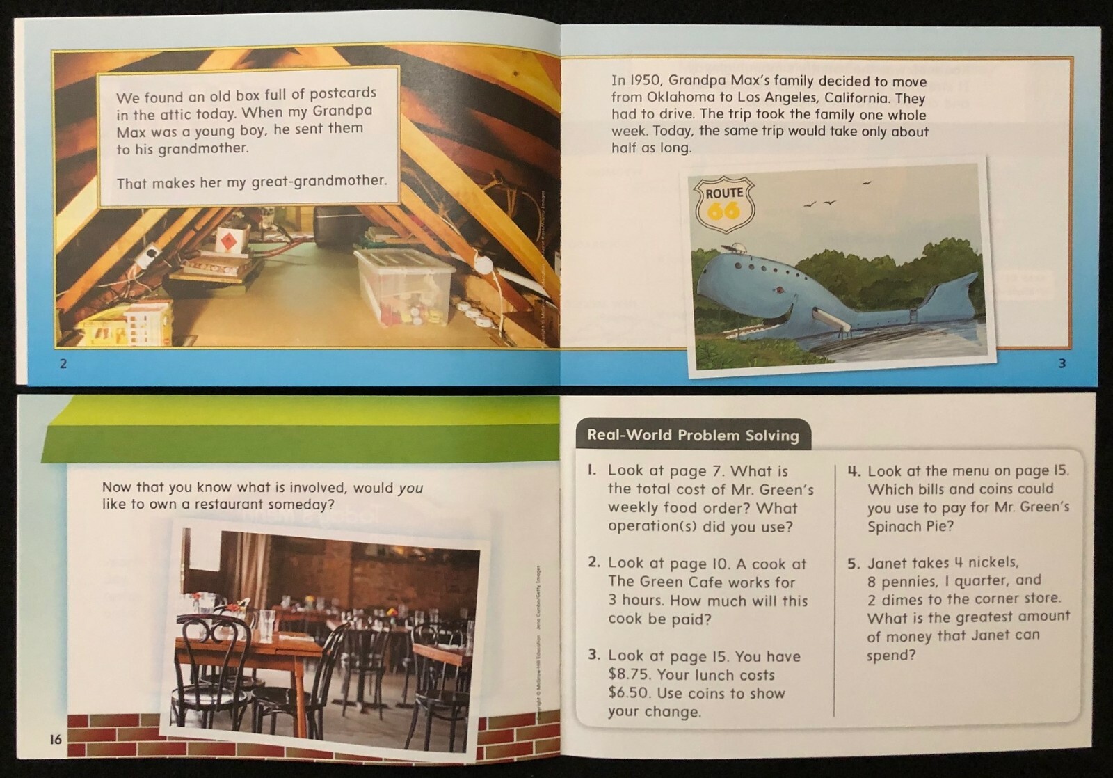 2nd Grade Math Readers – Real World (Math/Science & Math/Social Studies) ABOVE
