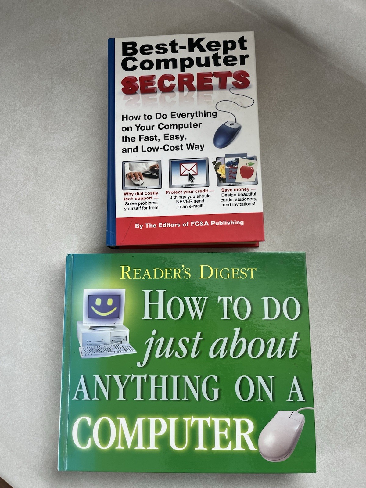 Readers Digest How to do Just About Anything on a Computer & Best Secrets Lot