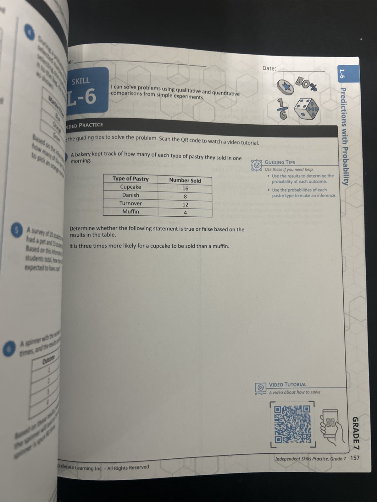 STEMscopes Grade 7 Math Student Notebook & Skills Practice Texas Edition