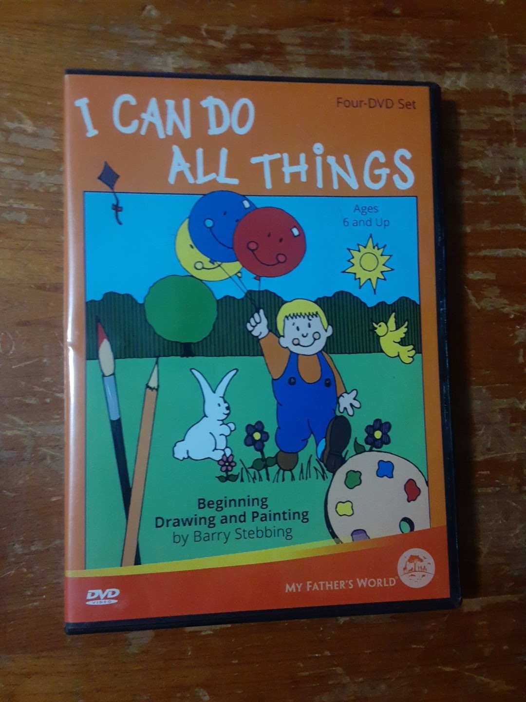 I Can Do All Things Beginning Drawing & Painting DVD by Stebing (4-Disc Set)