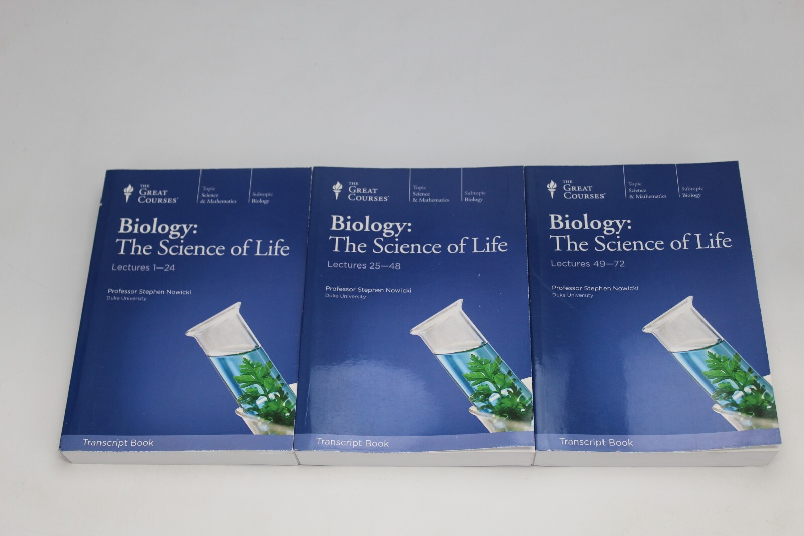 The Great Courses Biology The Science of Life Lectures 1-72 Transcript books Lot
