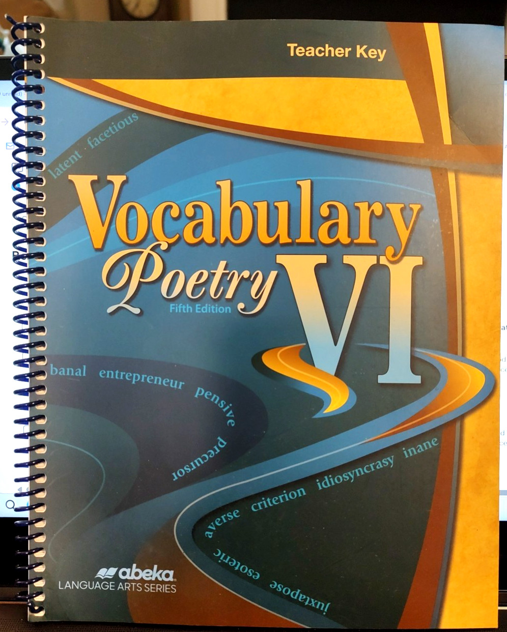 VOCABULARY & POETRY VI TEACHER’S KEY (FIFTH EDITION) GRADE By ABeka Book
