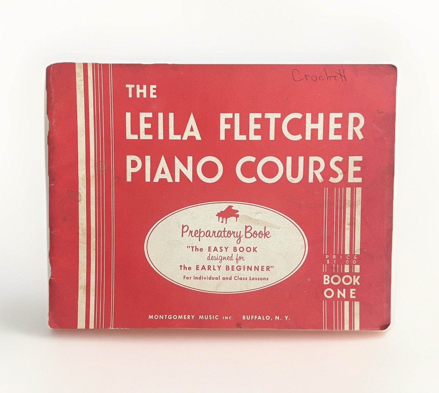 Leila Fletcher Piano Course Book One Beginner Lesson Book 1950 Vintage