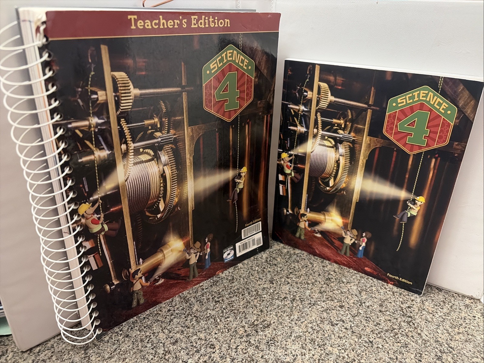 BJU Science 4, 4th Ed. Teacher’s Ed. & Student Text (set of 2) w/CD-ROM