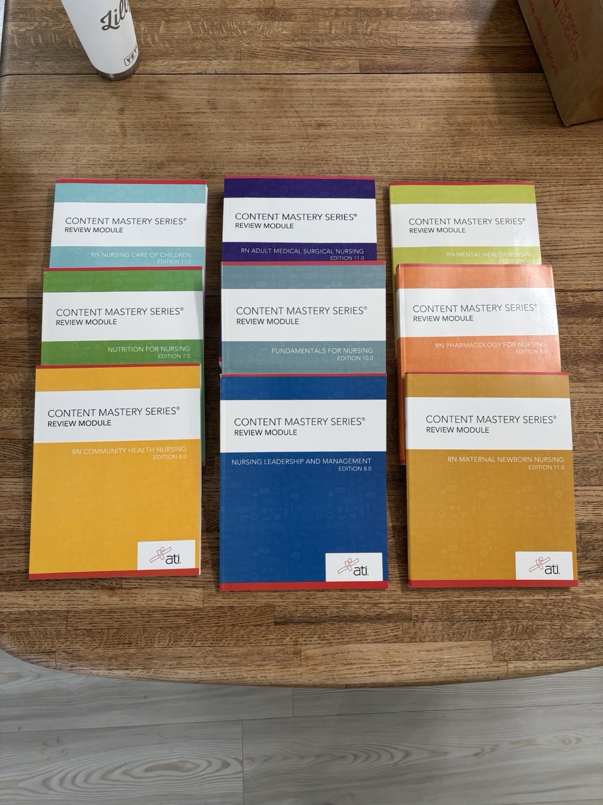 ATI complete Content Mastery 9 Book Series Edition 11.0 Paperback