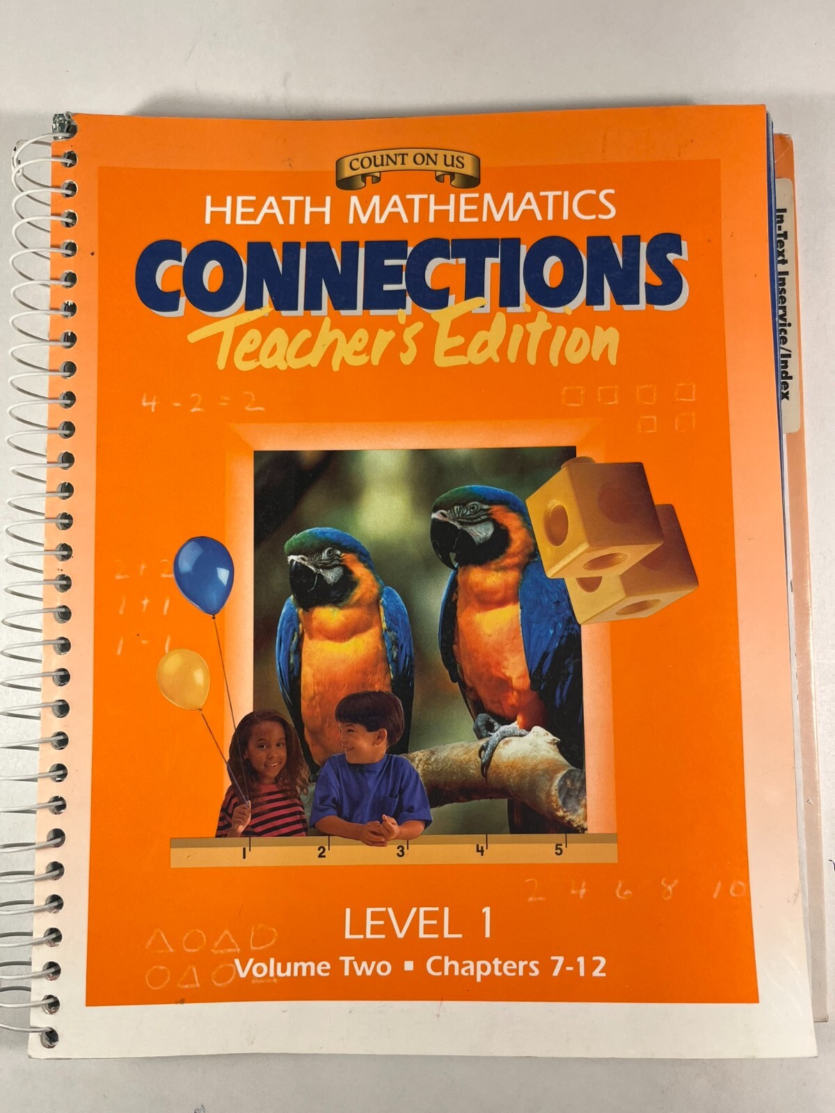 Heath Mathematics Connections Teacher’s Edition Level 1 vol. 2 1994 0669309265