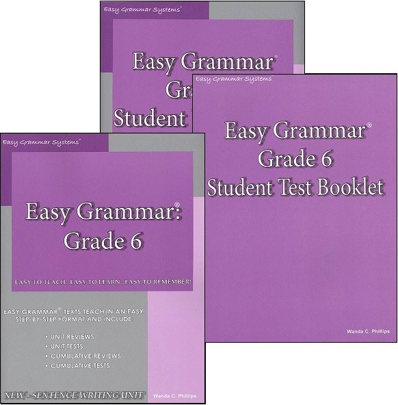 Easy Grammar Systems Grade 6 SET of 3 – NEW