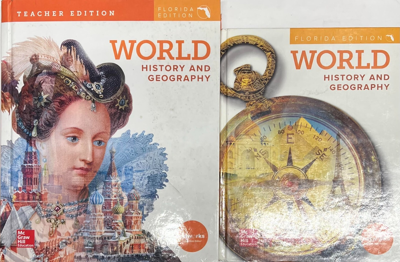 High School World History & Geography Homeschool Curriculum Teacher Edition Lot
