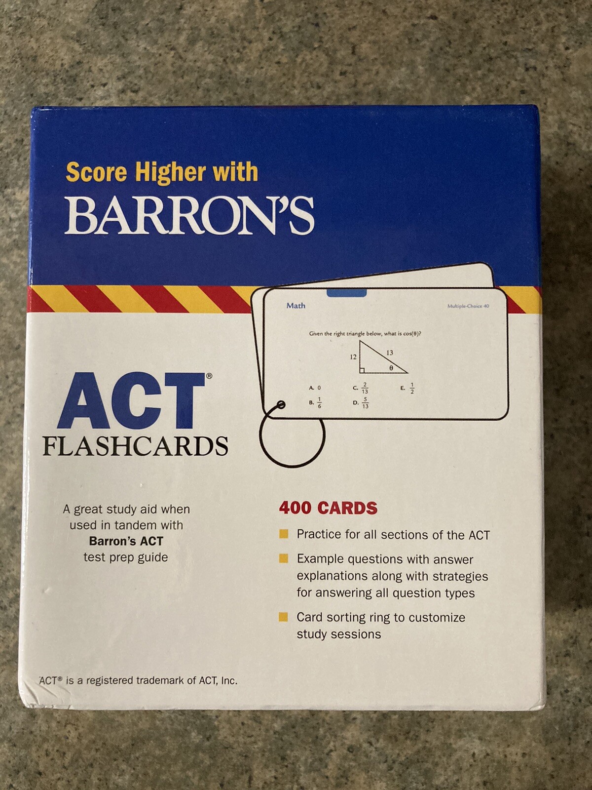 Barron’s ACT Flashcards (3rd Edition)