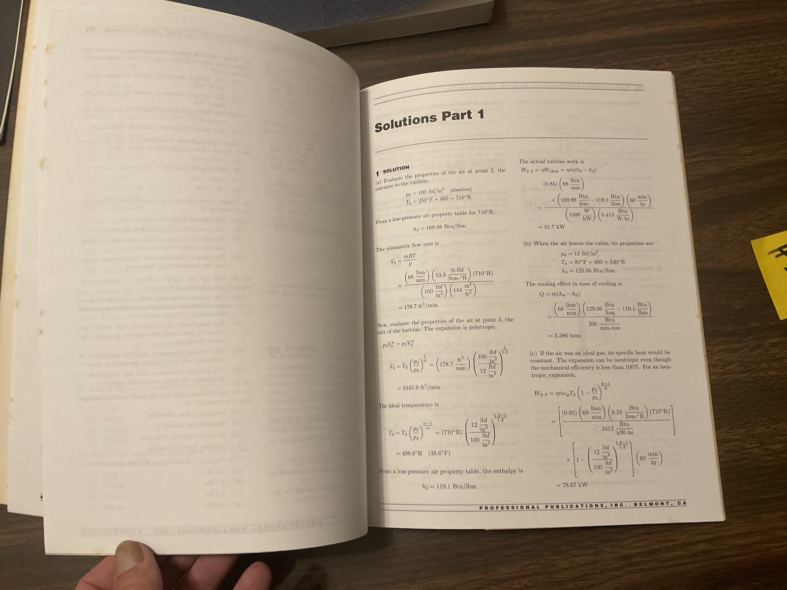 Mechanical Engineering Solutions Manual PE Exam Sample Examination, Lindeburg H1