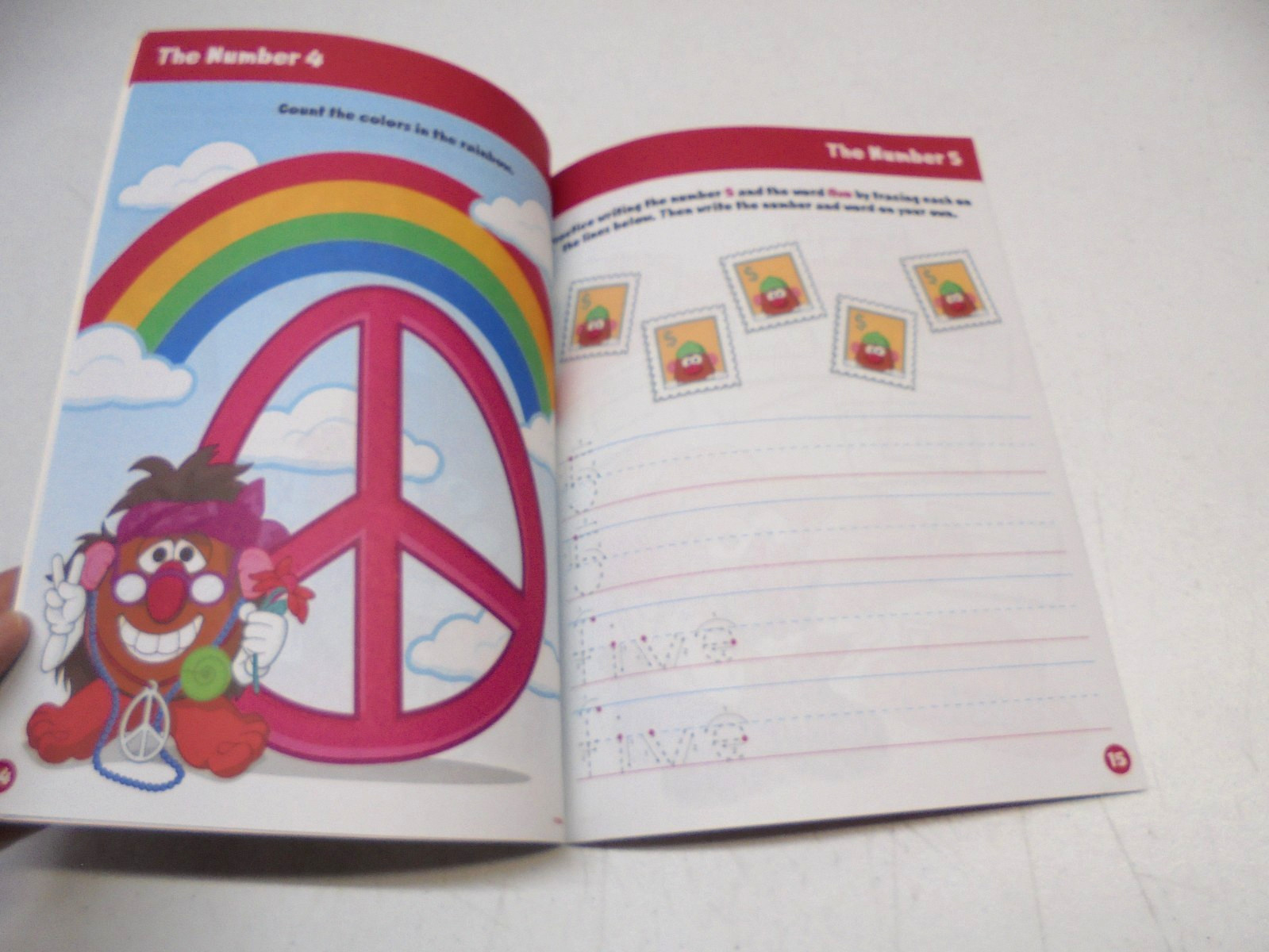 Playskool Mr. Potato Head Learn Counting Workbook Math PreK