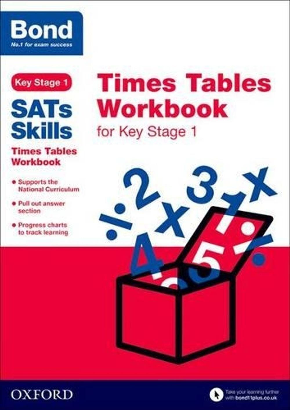 Bond SATs Skills: Times Tables Workbook for Key Stage 1 by Sarah Lindsay (Englis