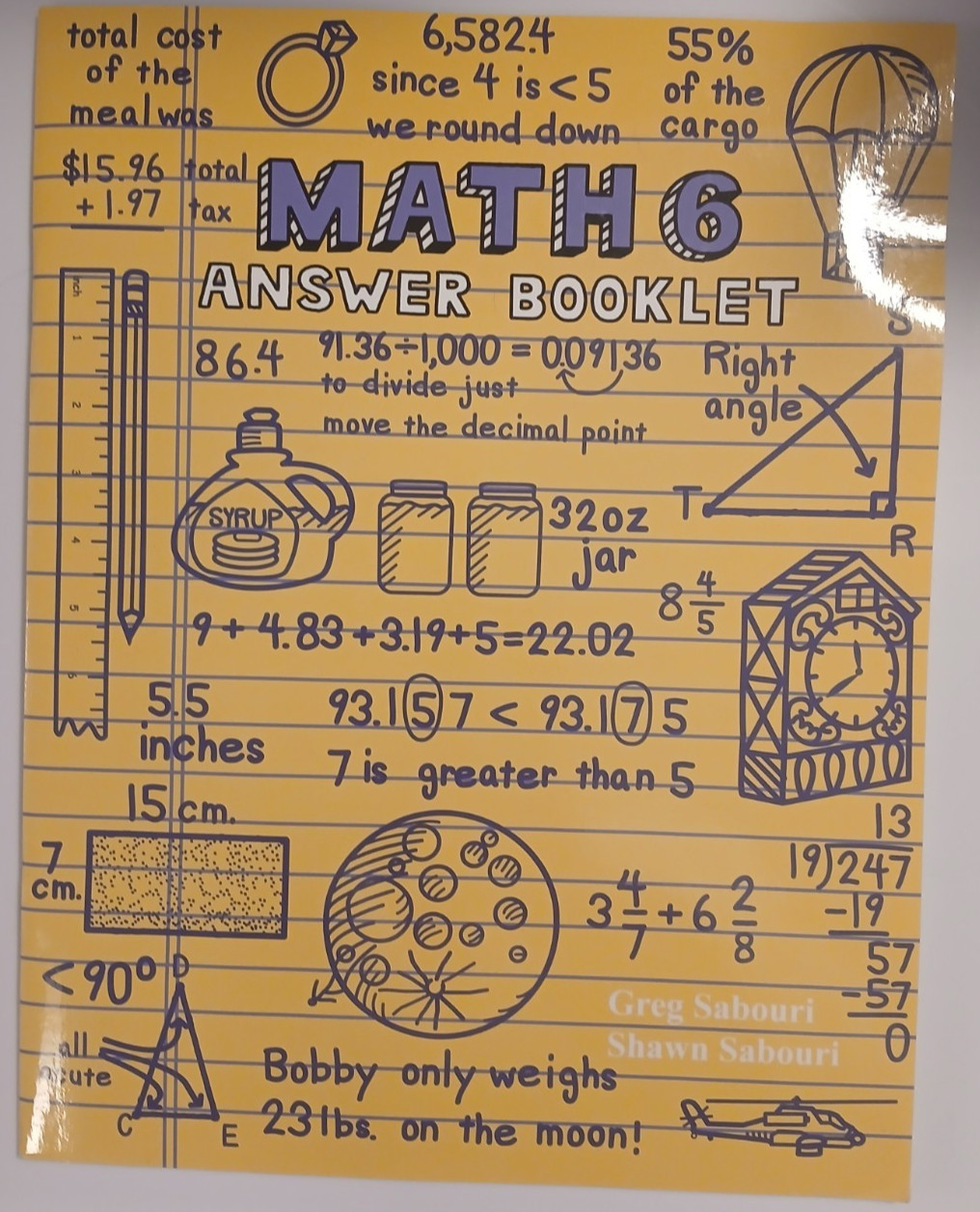 Teaching Textbook Math 6 Answer Booklet