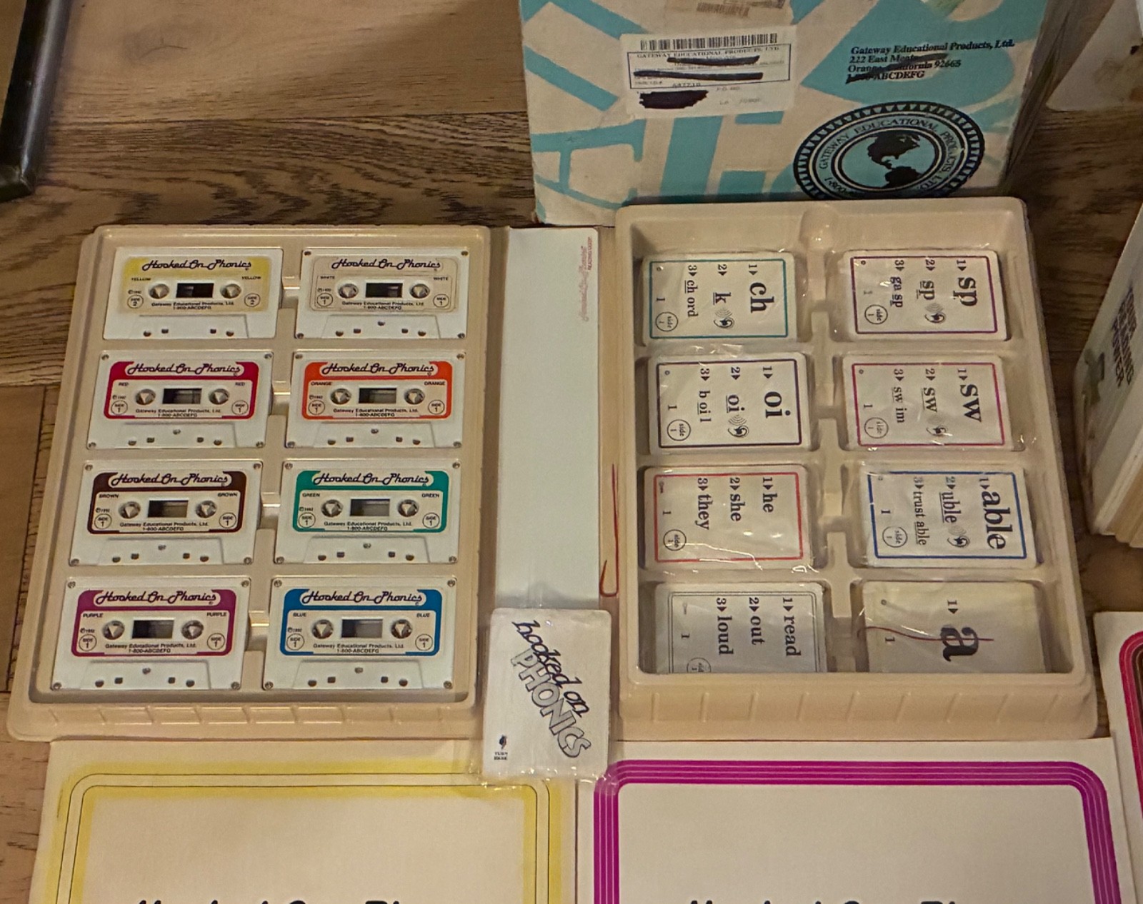 Hooked On Phonics Kit & SRA Your Reading Power Box Set Homeschool Complete 1992