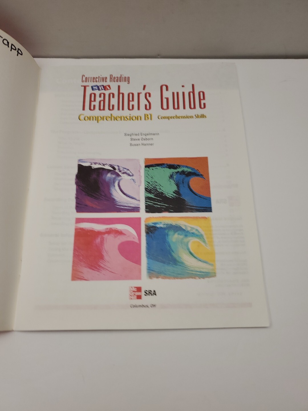 SRA Corrective Reading Comprehension Level B1 Teacher Guide