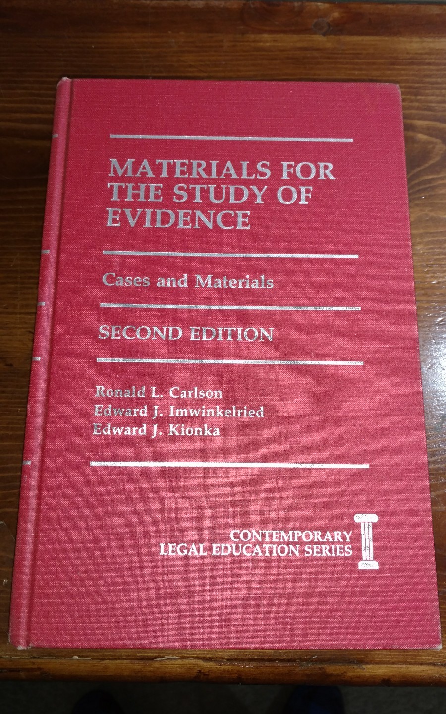MATERIALS FOR THE STUDY OF EVIDENCE 2ND ED CASES & MATERIALS