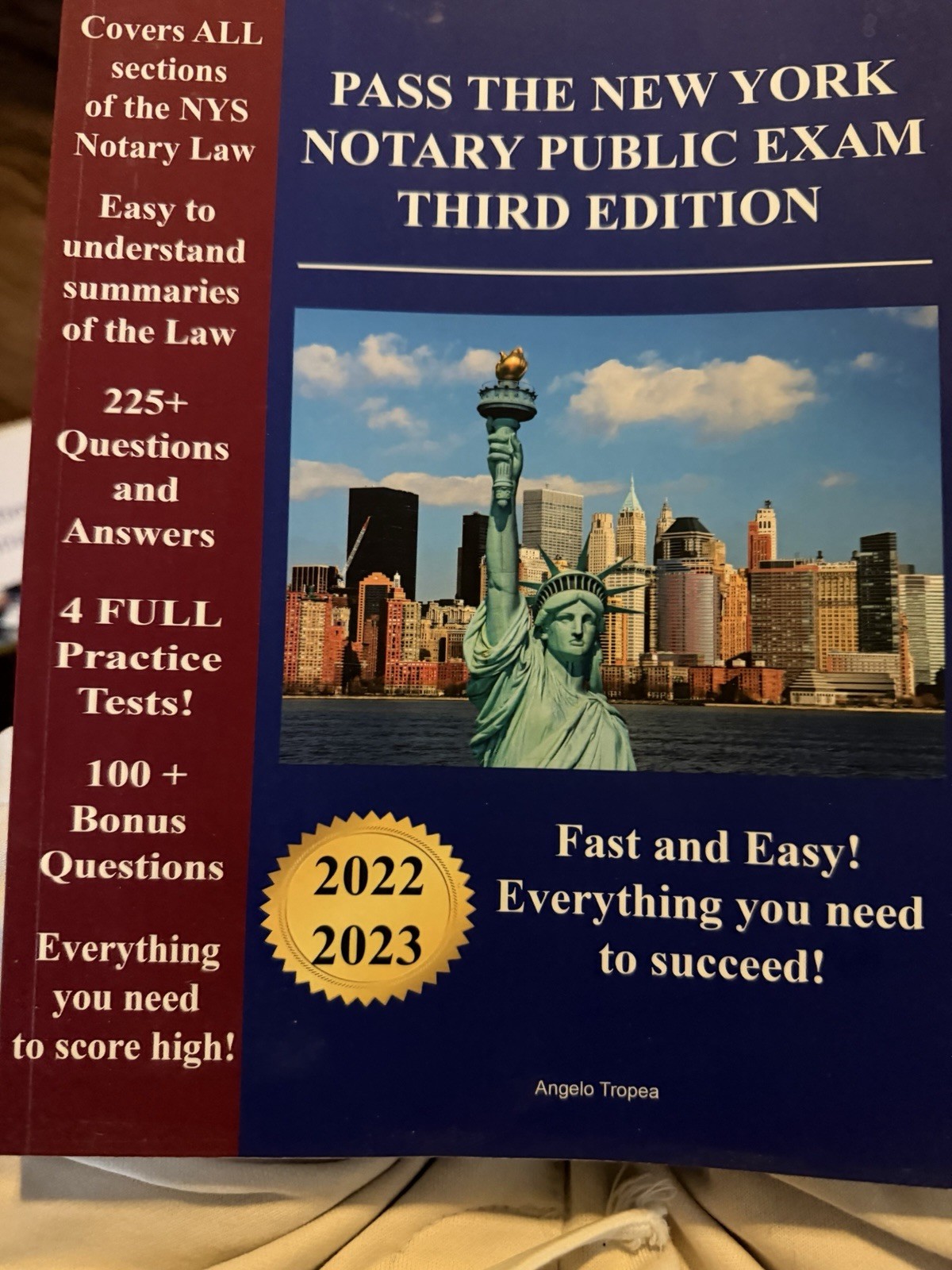Pass the New York Notary Public Exam Study Guide 3rd Ed 2022-2023