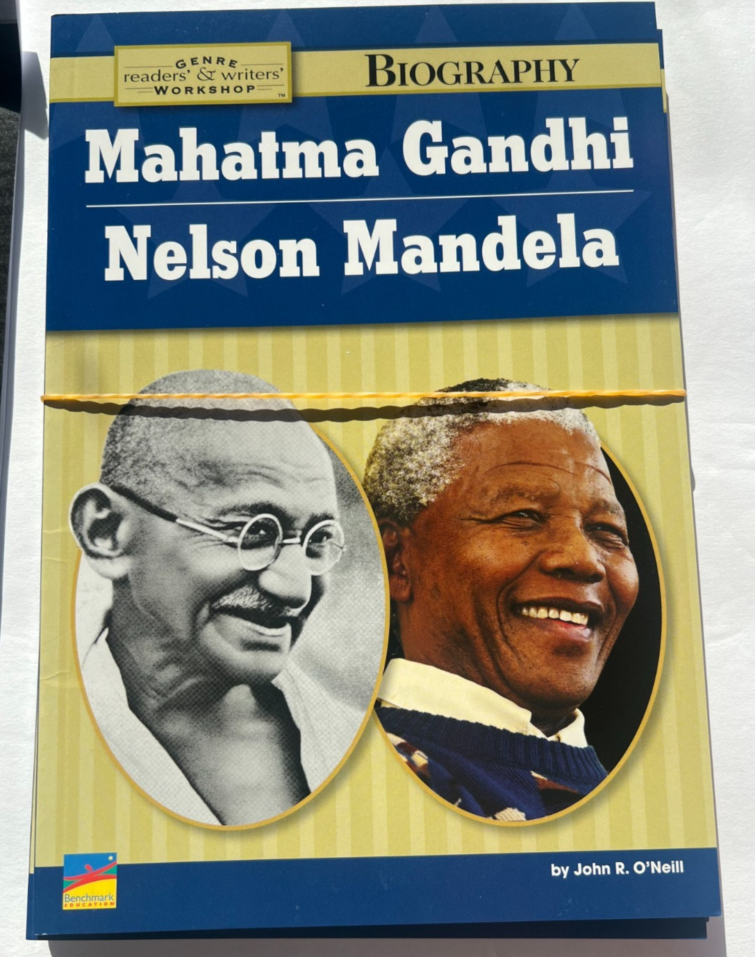 Benchmark Education Biography Set – Mahatma Gandhi & Nelson Mandela – 6 Student
