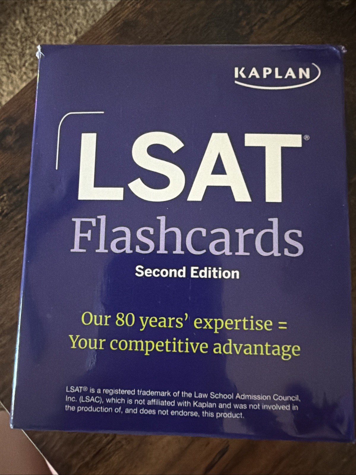 Kaplan LSAT Flashcards – 2025 Second Edition – Near Mint