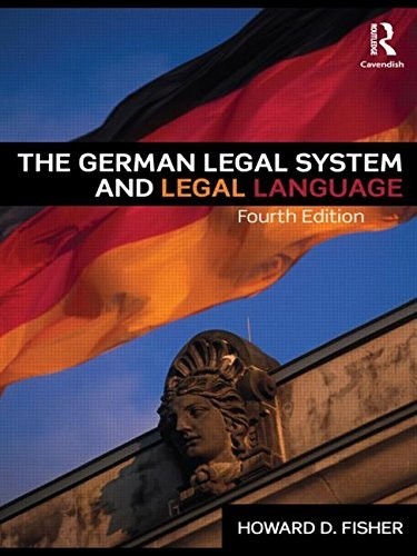 The German Legal System and Legal La… by Fisher, Howard D Paperback / softback