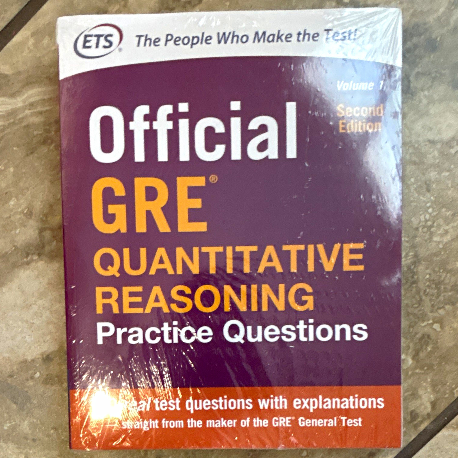 Official GRE Quantitative Reasoning Practice Questions Vol 1 2nd Ed Book