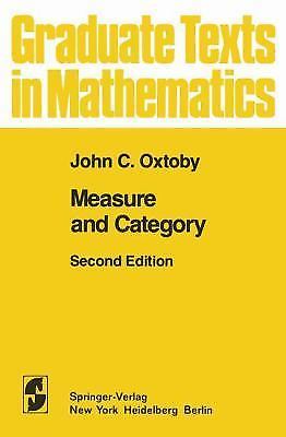 Measure and Category: A Survey of the Analogies between Topological and Meas…