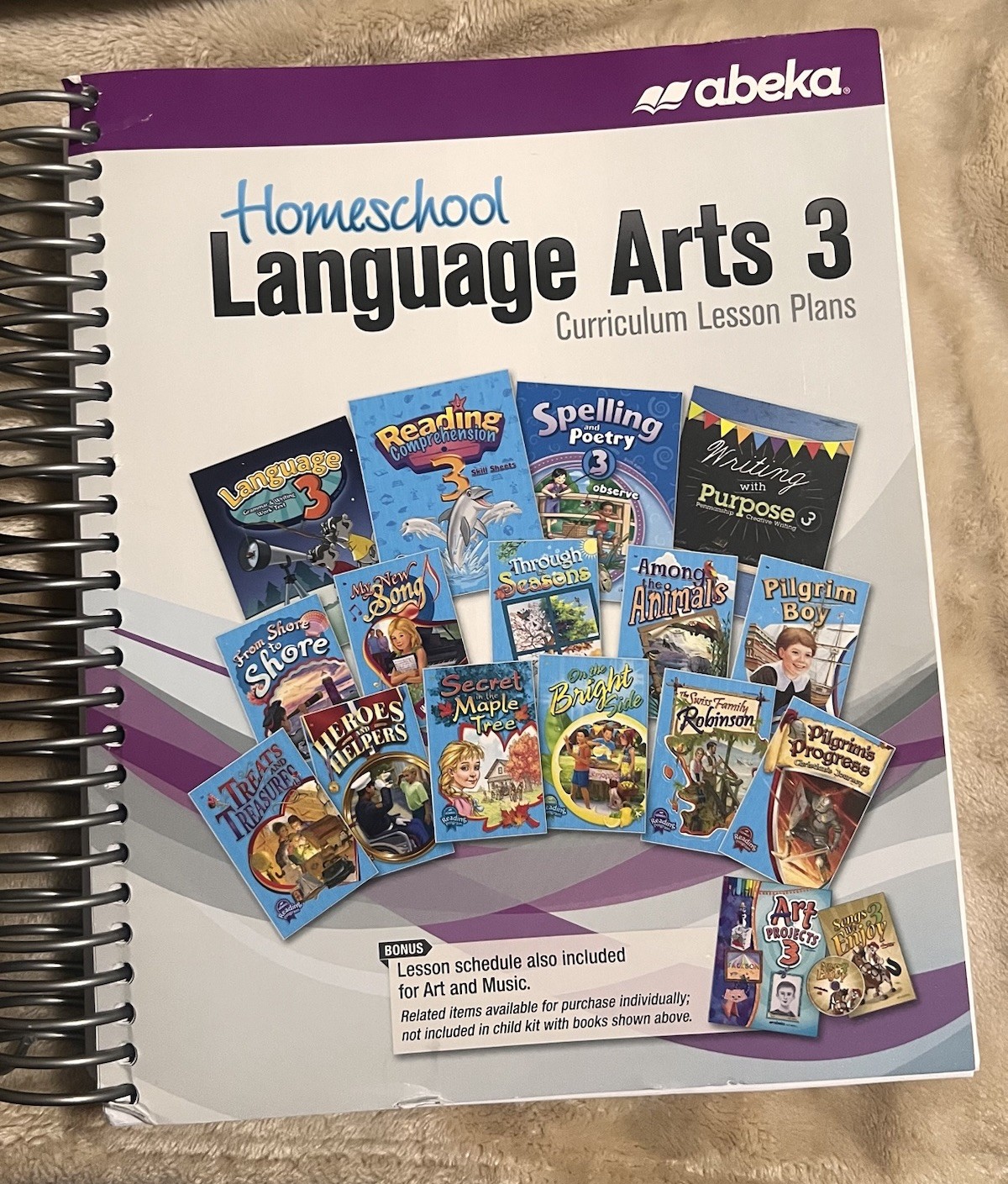 Abeka Homeschool Language Arts 3 Curriculum Lesson Plan Grammar Reading Writing