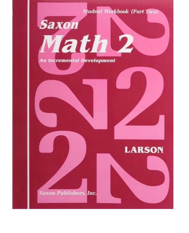 Student Workbook: Volume 2, First Edition (Saxon Math 2) 1st Edition