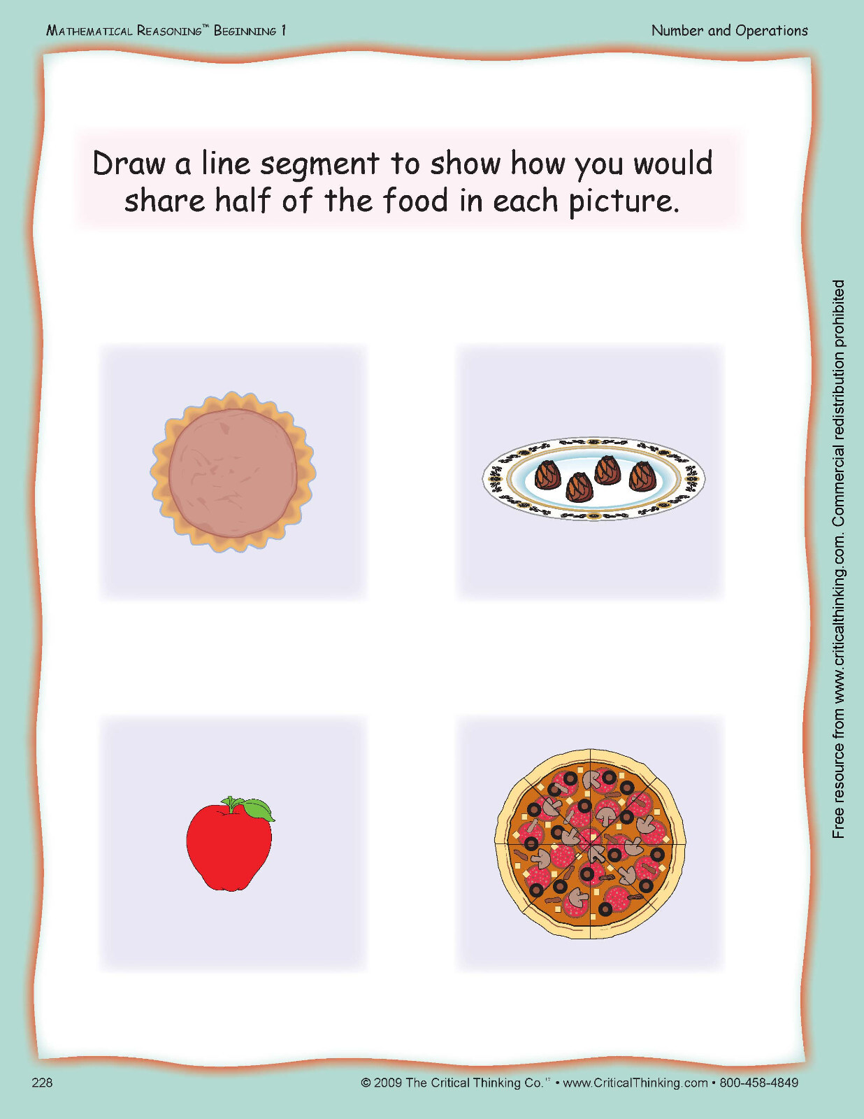 Mathematical Reasoning Beginning 1 Early Learning Reasoning Workbook for PreK