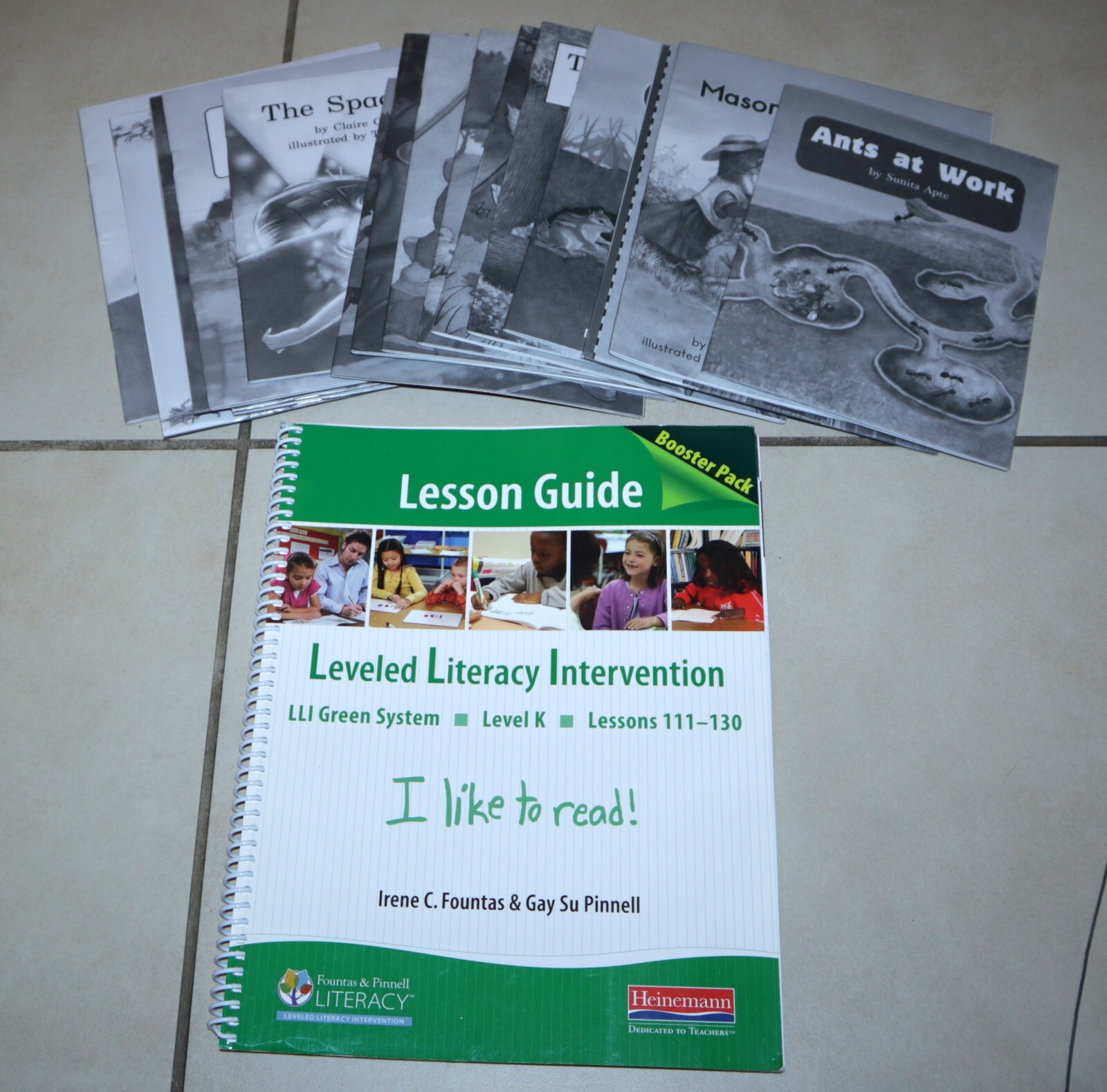 Fountas & Pinnell | Green BOOSTER SET System Books 111-130 LLI Readers 1st Grade