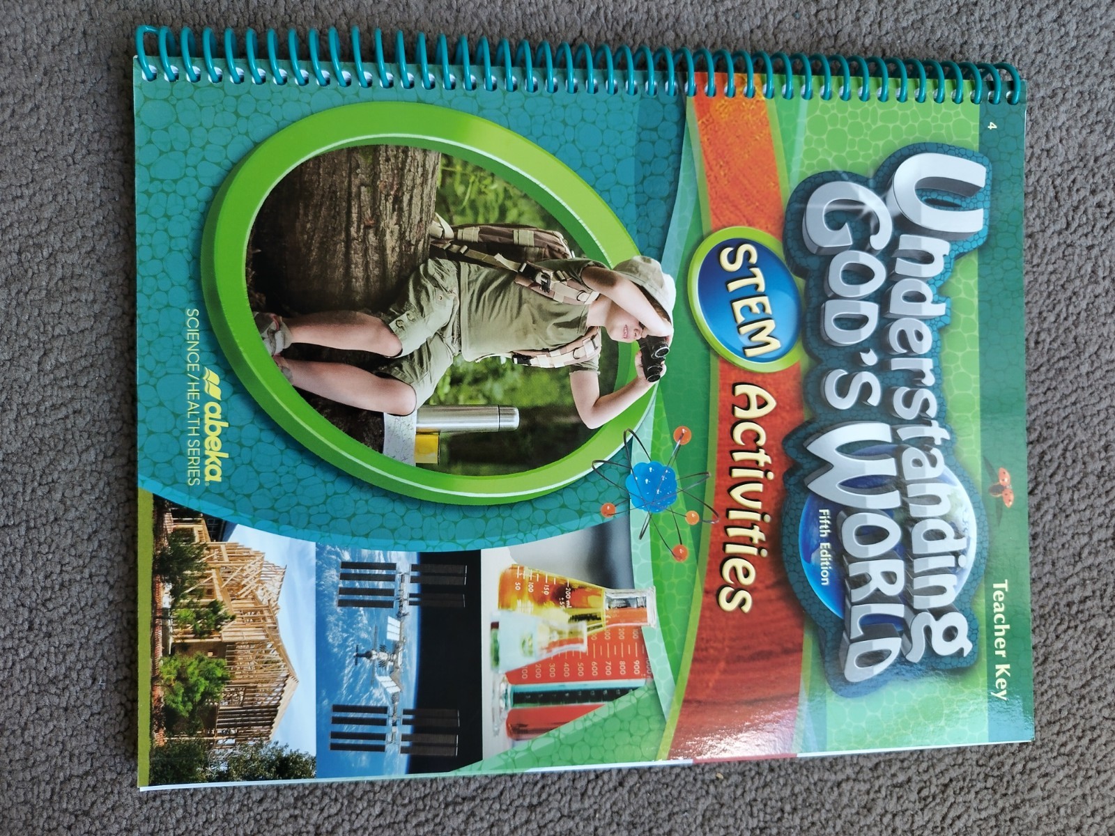 Abeka Understanding God’s World Stem Activities Teacher Key Fifth Edition Spiral