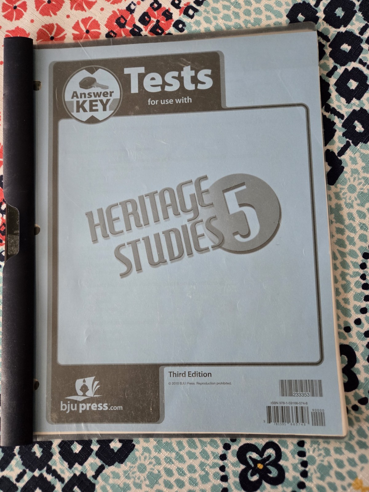 BJU Heritage Studies 5, Third Edition Teacher’s Guide With CD, Student Text