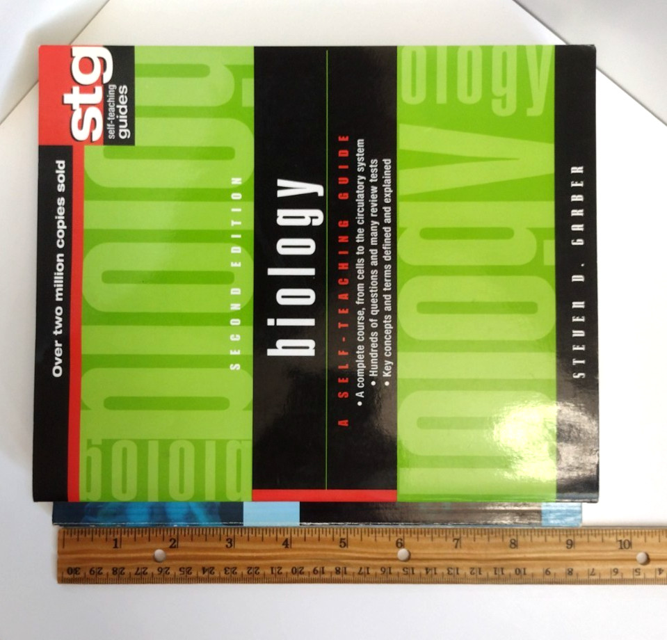 2 Basic Biology Books for Beginners: 101 & Self-Teaching Guide (Ochoa & Garber)