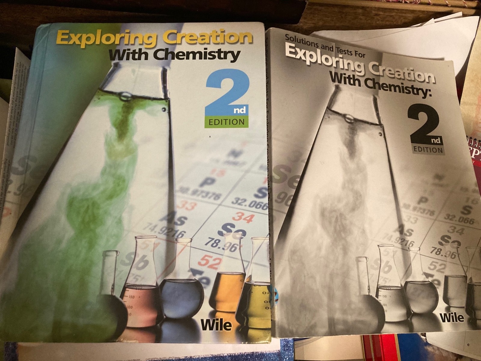 Exploring Creation with Chemistry Hardcover, Student Text And Solutions Manual
