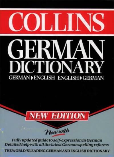 COLLINS GERMAN TO ENGLISH/ENGLISH TO GERMAN DICTIONARY By Terrell; Schoor; Morr