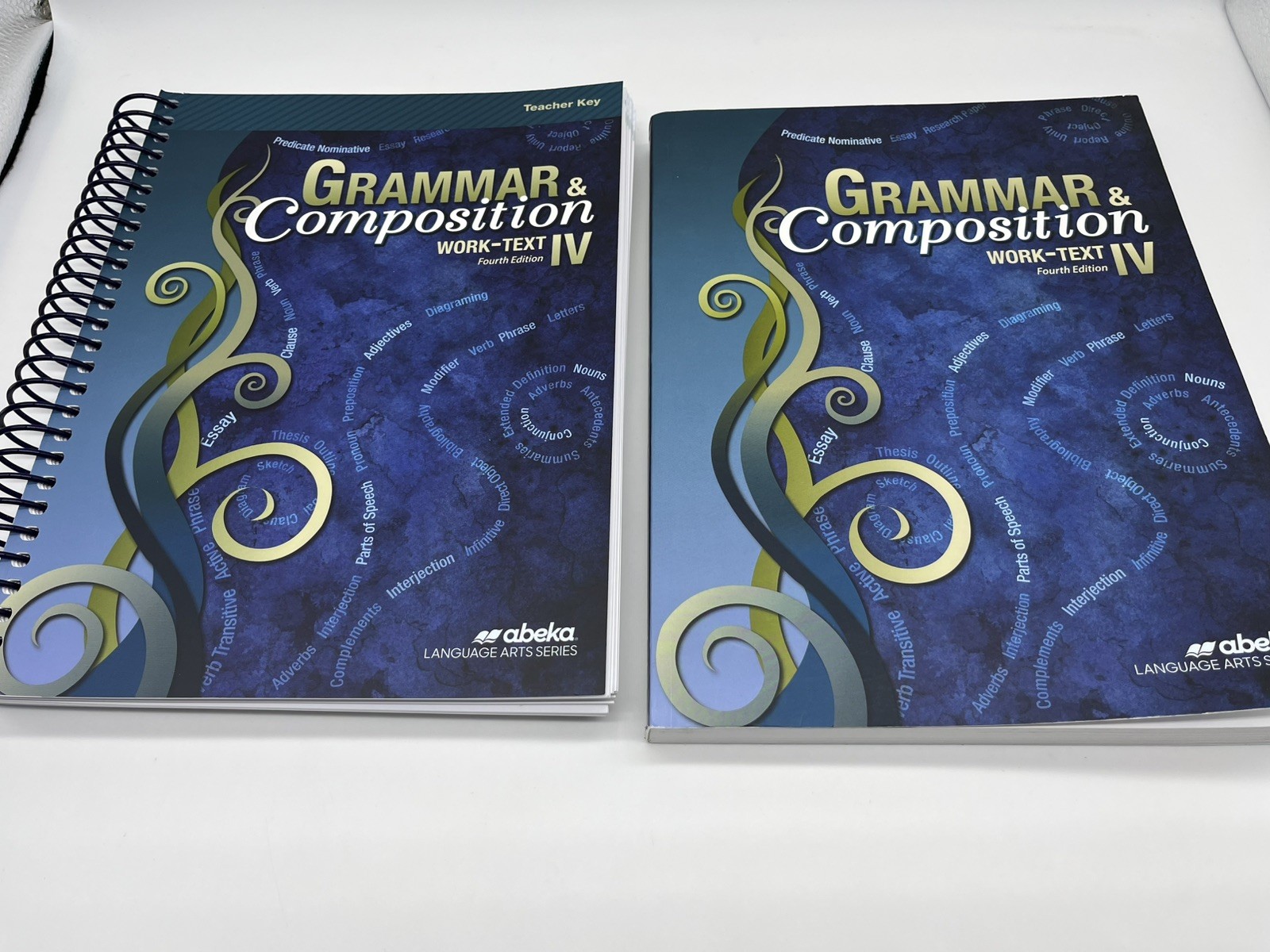 Abeka Grammar & Composition w. Workbook, Spelling Poetry IV w. Keys, 10th GR
