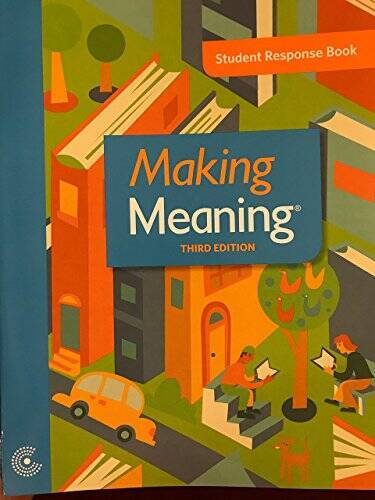 Making Meaning Third Edition Grade 1 Student Response Book – Staple Bound – GOOD