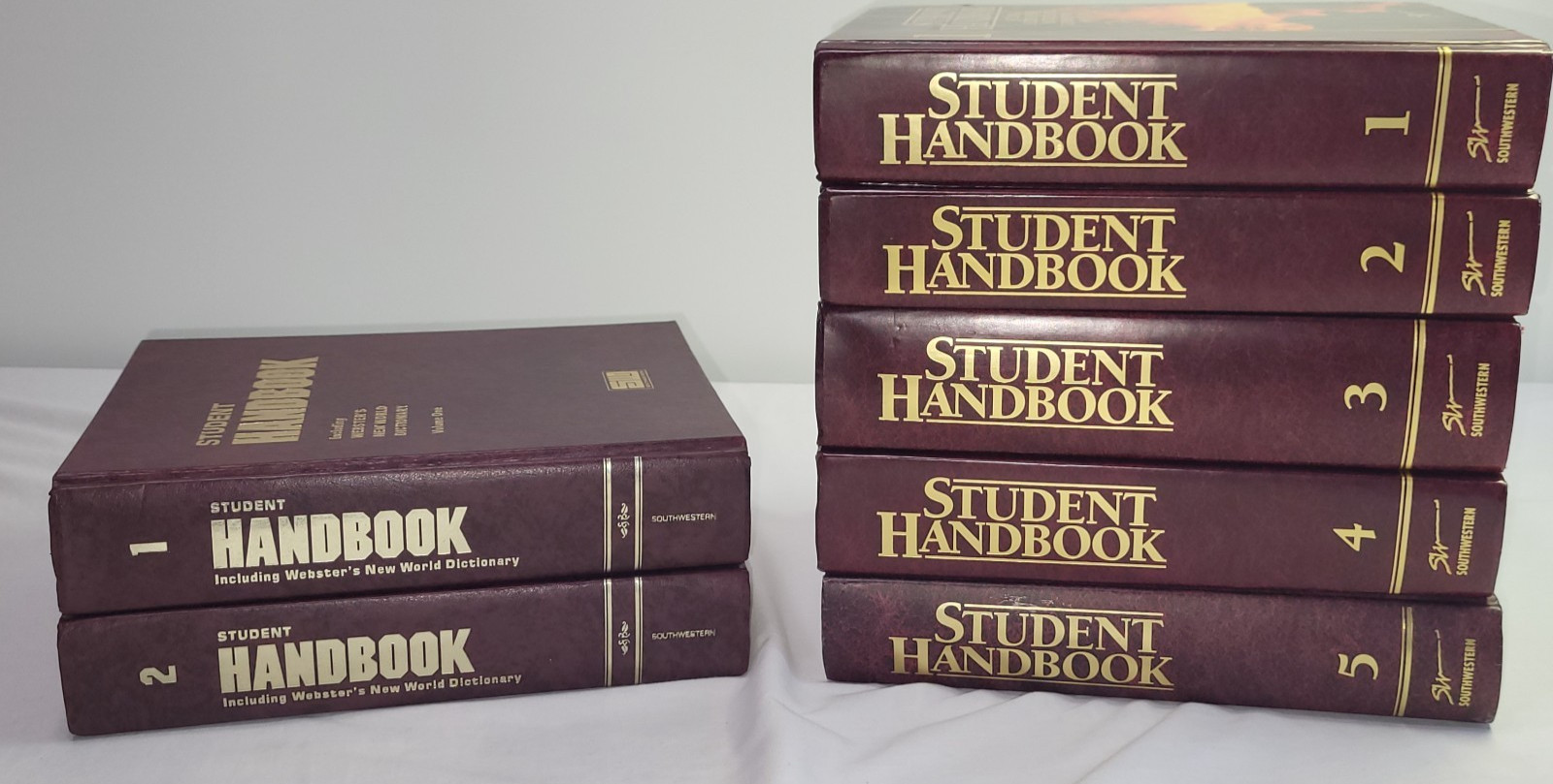 Southwestern Student Handbook Volumes 1 Thru 5 Homeschooling & Set 1 & 2 1980s