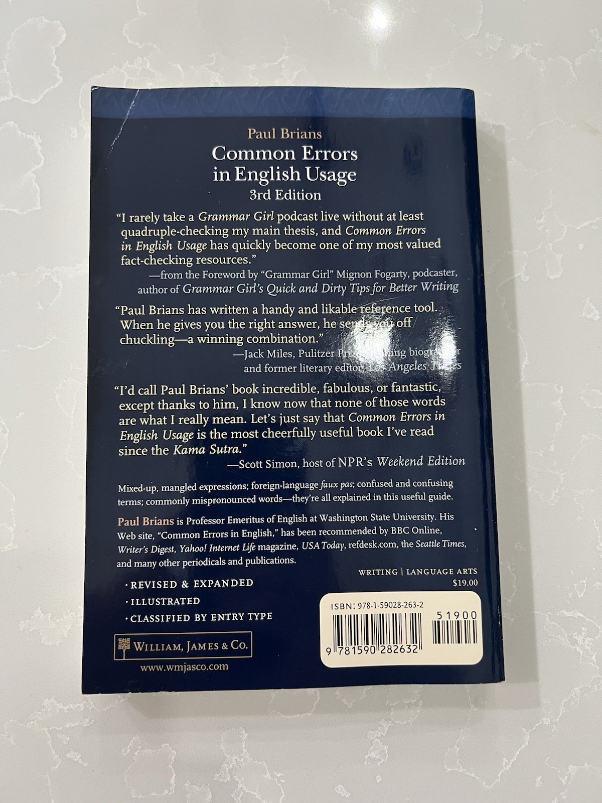Common Errors in English Usage Study Guide Revised Paul Brians College Book