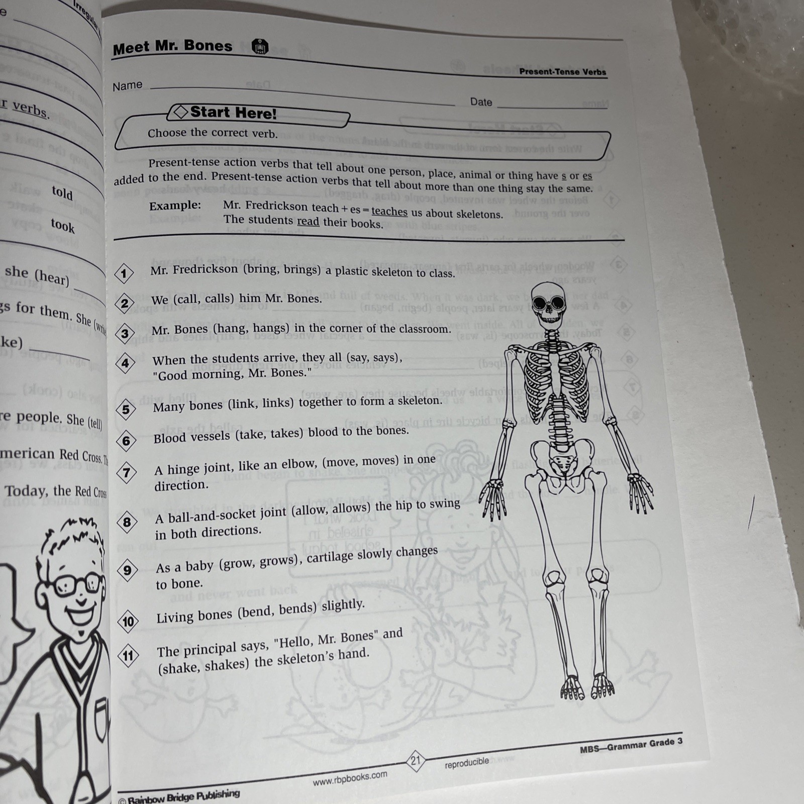 Grammar Skills 3rd Grade Mastering Basic Skills Workbook